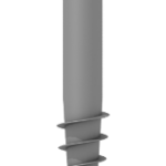 Заказать винтовые сваи с установкой. 
        Винтовая свая. Грунт ГФ-021 – СВМ-FB 89 (4) – 3500
